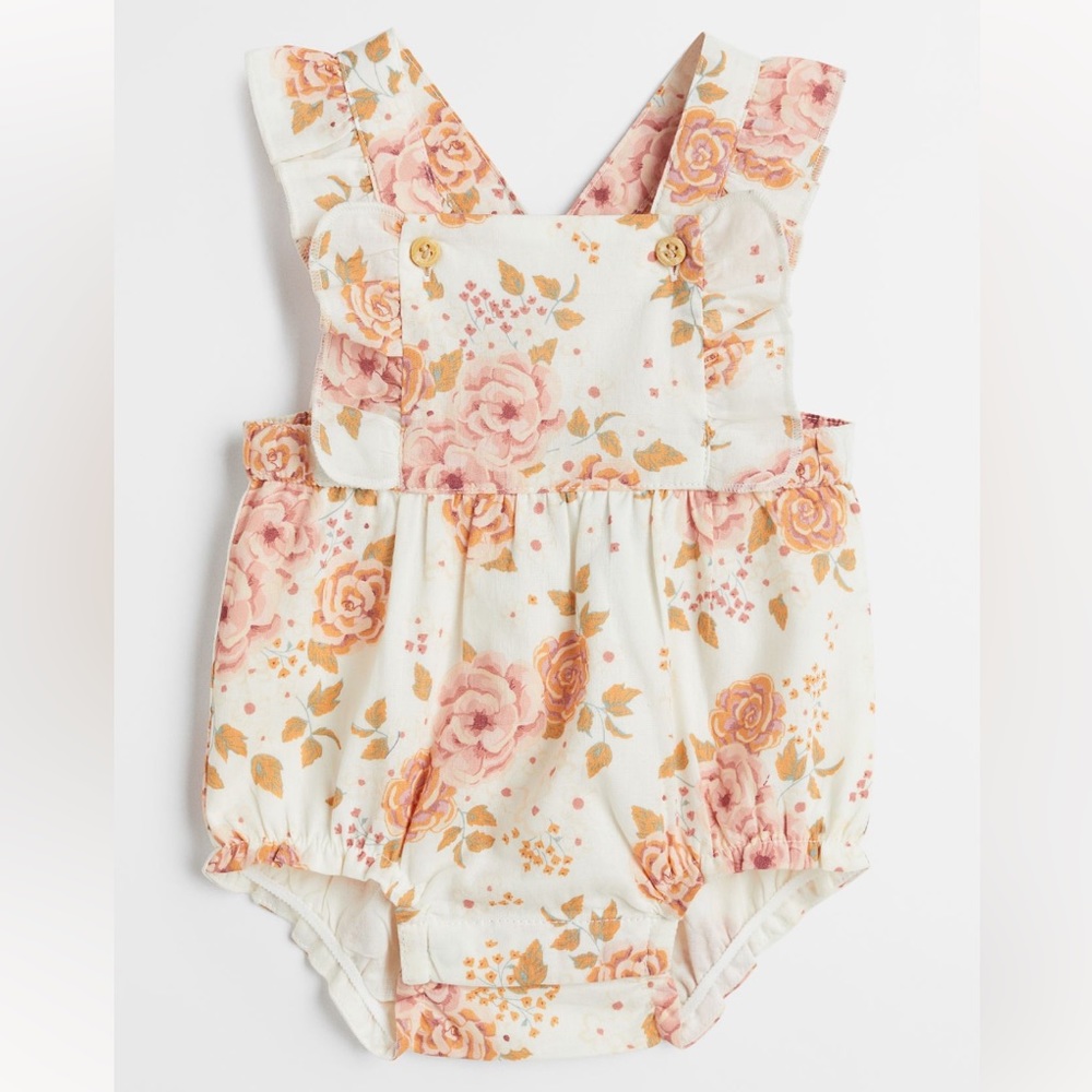 Floral Cotton Romper